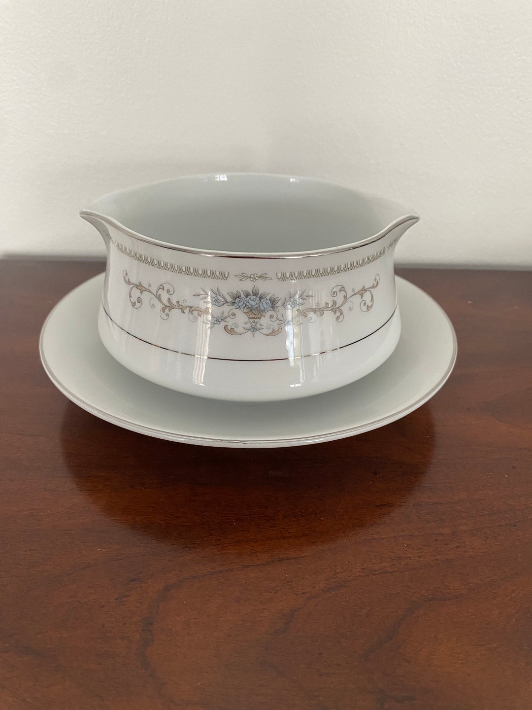 Fine China Diane Gravy Boat Etsy