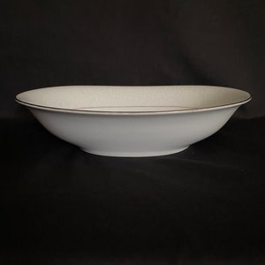 White Lace Oval vegetable bowl by Heinrich deigned for J. L. Hudson