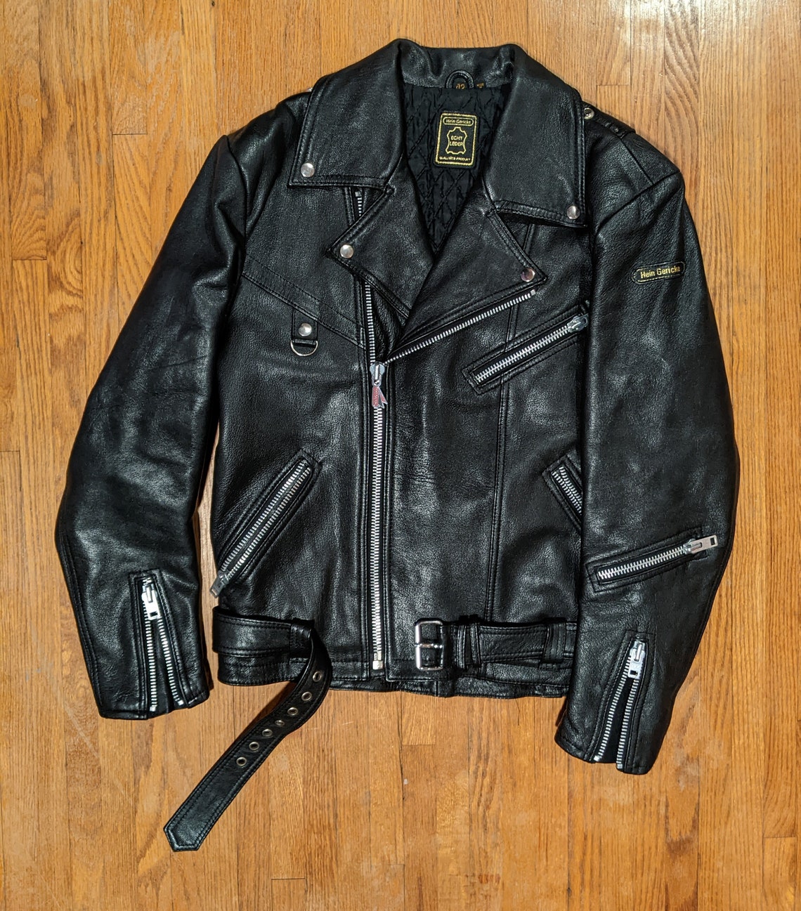 Lederjacke 80er Style