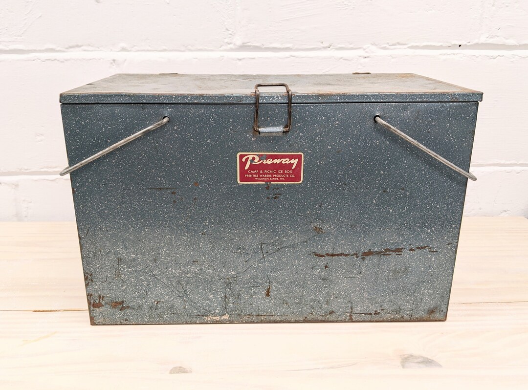 1950's Preway Metal Ice Box Cooler Etsy