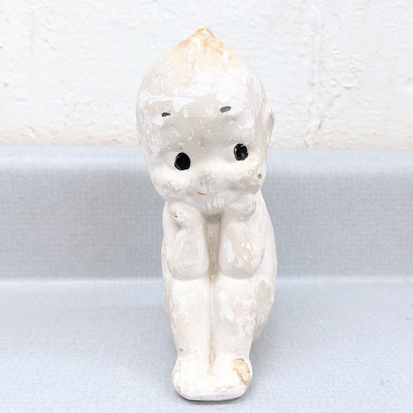 Antique Kewpie The Thinker Figurine