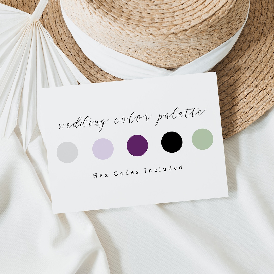 Eggplant Wedding Colors, Sage Green and Lavender Wedding, Purple