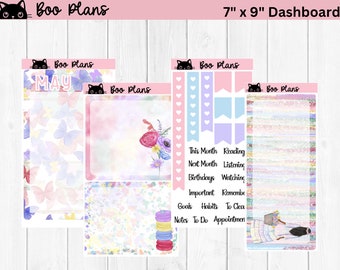 Spring Fresh May Monthly Dashboard Kit Vertikal 18 cm x 23 cm