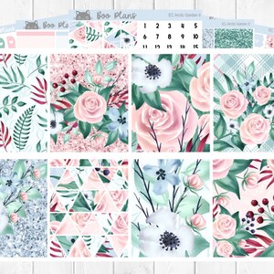 Arctic Garden- Erin Condren Vertical 7&quot; x 9&quot; - Weekly Planner Sticker Set