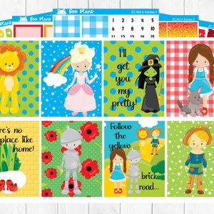 Not in Kansas - Erin Condren Vertical 7&quot; x 9&quot; - Weekly Planner Sticker Set
