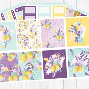 Lemonade - Hobonichi Cousin A5 - Weekly Planner Sticker Kit
