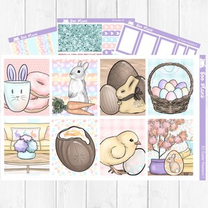 Easter Weekend - Erin Condren Vertical 7&quot; x 9&quot; - Weekly Planner Sticker Set