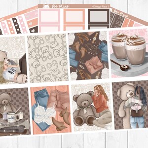 Happy Place - Hobonichi Cousin A5 - Weekly Planner Sticker Kit