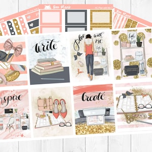 Plan with Me - Hobonichi Cousin A5 - Weekly Planner Sticker Kit