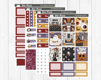 Halloween Horror - Hobonichi Cousin A5 - Weekly Planner Kit