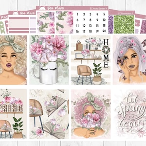 Bloomination - Vertical 7&quot; x 9&quot; - Weekly Planner Sticker Set