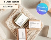 Soap Label Template DIY Soap Label Small Business Label Template Multi Design Soap Labels Blank Soap Labels Set Bar Soap Label Template