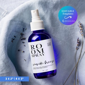 Fragrance Oil Diffuser Label Template Editable Scented Oil Reed ...