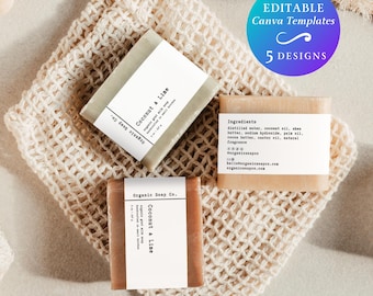 Soap Label Template DIY Soap Label Small Business Label Template Multi Design Soap Labels Blank Soap Labels Set Bar Soap Label Template