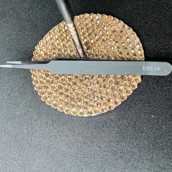Precision Rhinestone Tweezers for Your Crafting Needs (Anti-Static)