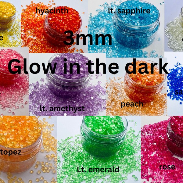 Resin Jewelry Glow in the Dark - Etsy - Transparent Glow In The Dark Resin