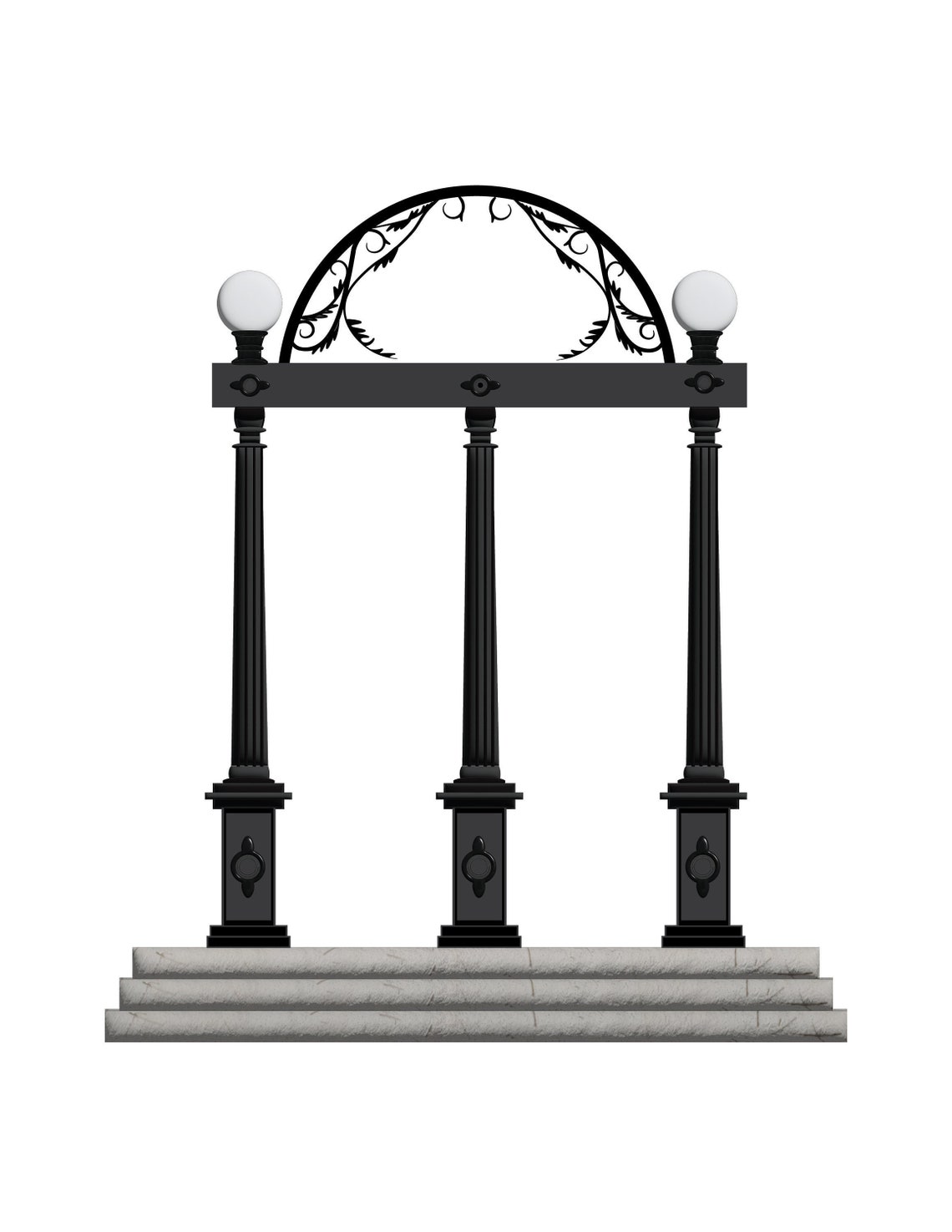 The Arch Athens UGA Graphic .PNG and .JPG Etsy