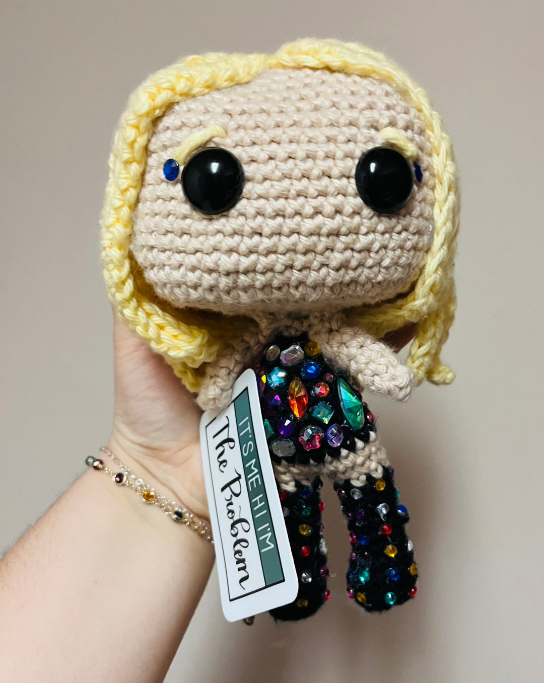 Handcrocheted Taylor Swift Bejeweled Doll Etsy