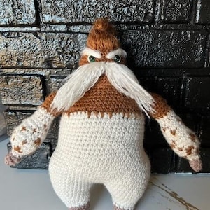 Phil the Yeti/Rise of the Guardians/crochet pattern/yeti/diy/cute/gift ideas