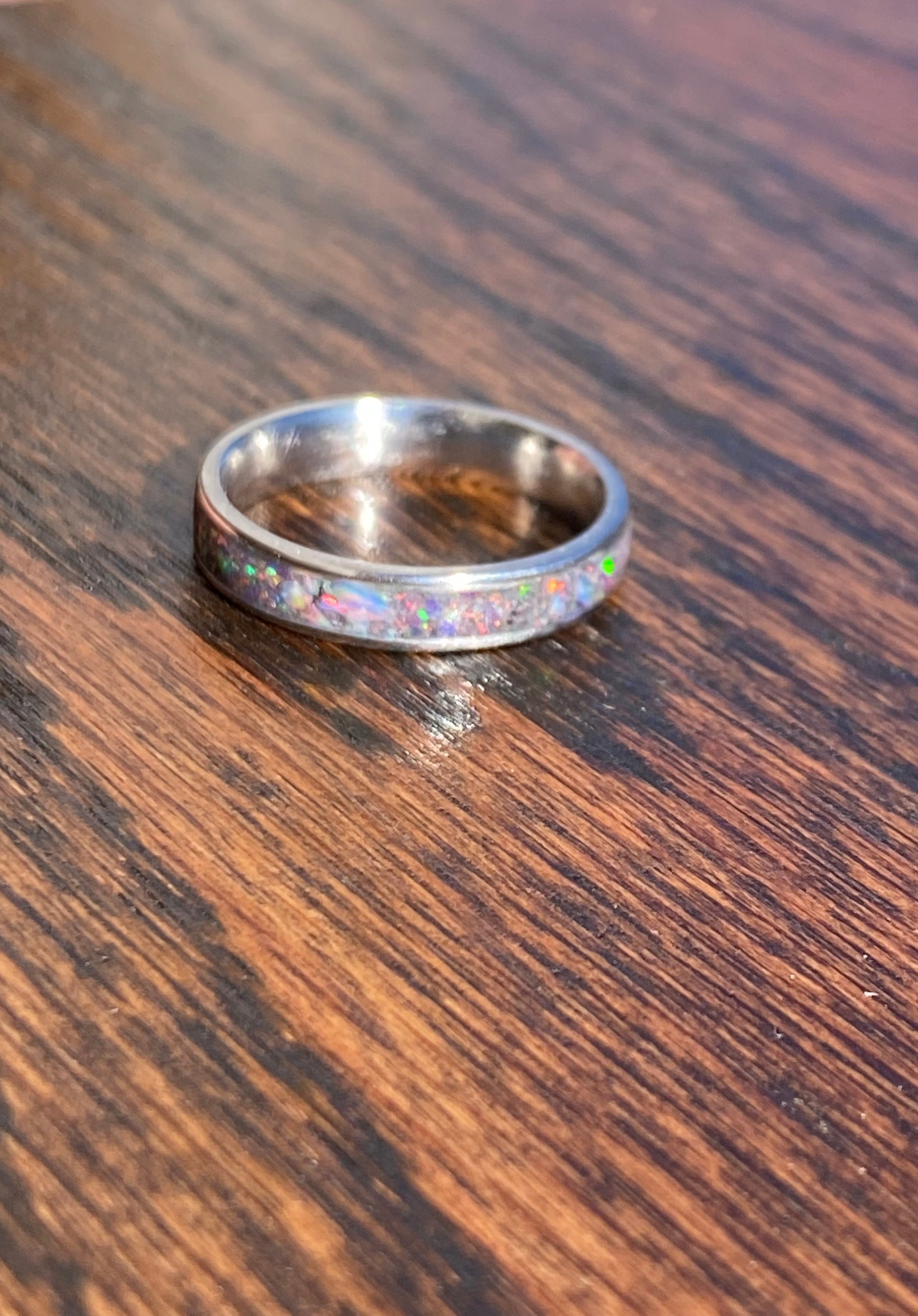 Custom Inlay Memorial Ring - Etsy