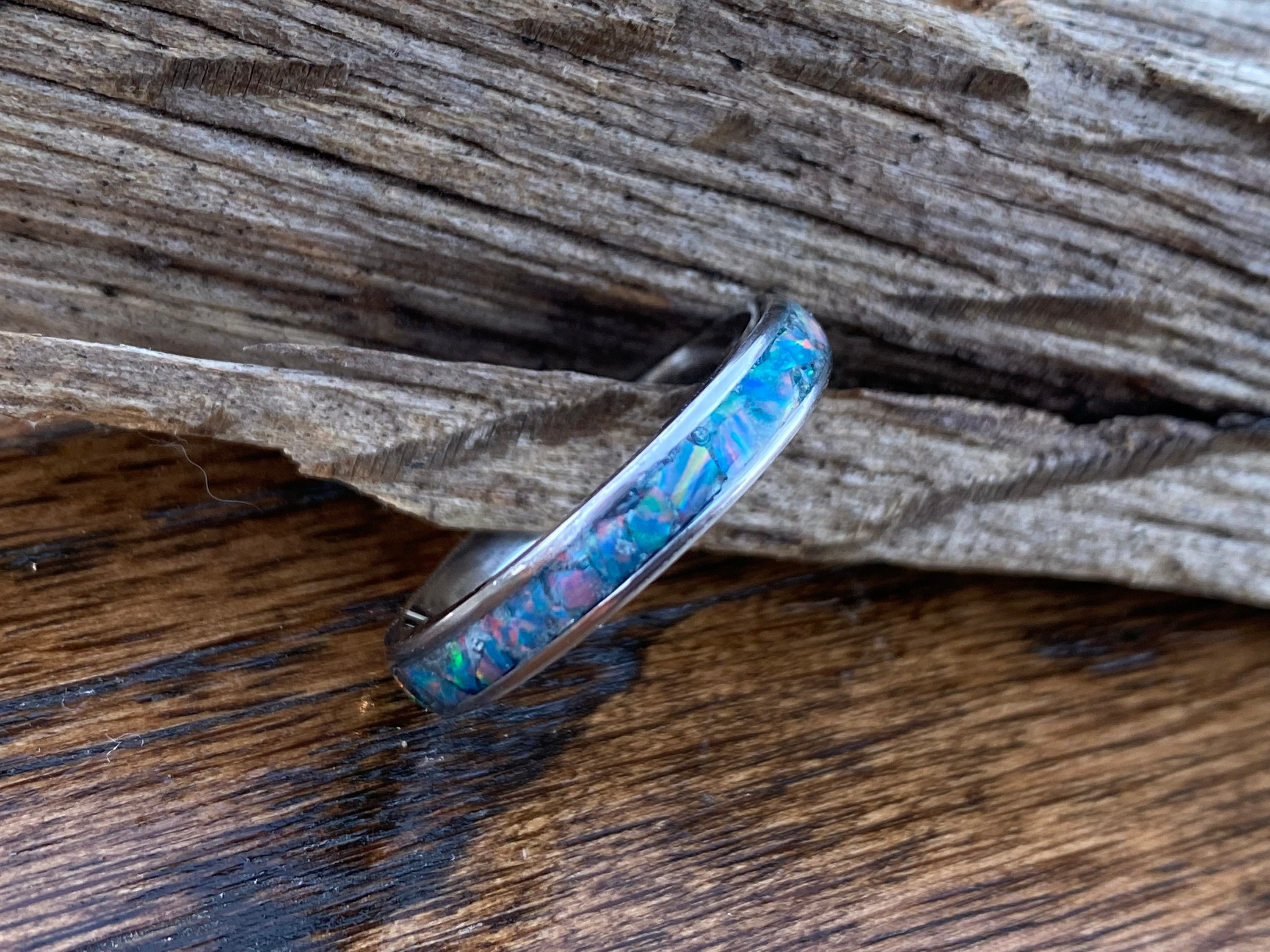 Custom Inlay Memorial Ring - Etsy