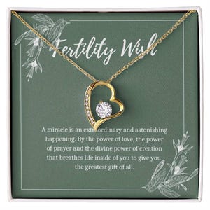 Baby Miracle Gift, Fertility Wish Gift, Infertility Gifts, Fertility Gift, Miscarriage Gift, Support Gift, Fertility Necklace Mother&#39;s Day