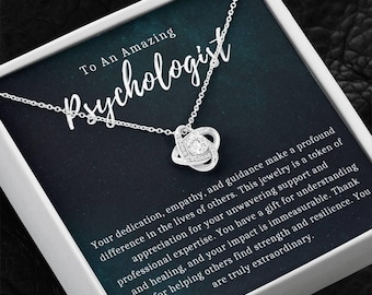 Psychologist Appreciation Necklace, Gift for Psychologist, Mental Health Jewelry, Psychologist Graduation Gift, Psychologist Thank You Gift