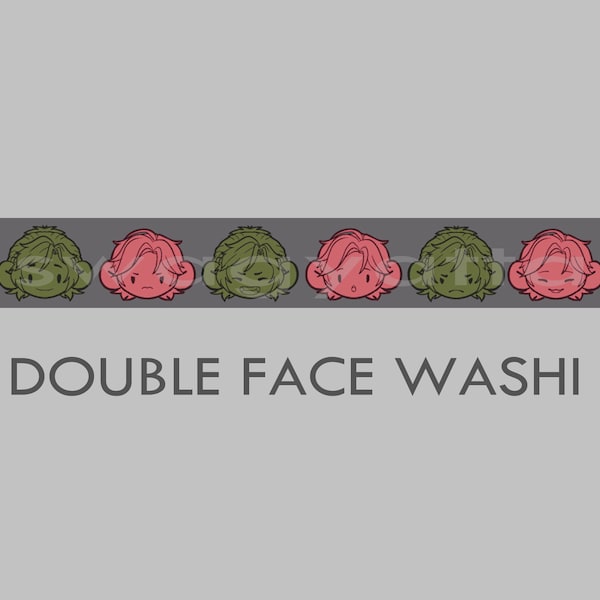 Enstars Double Face Washi Tape - Kohaku Oukawa - Madara Mikejima