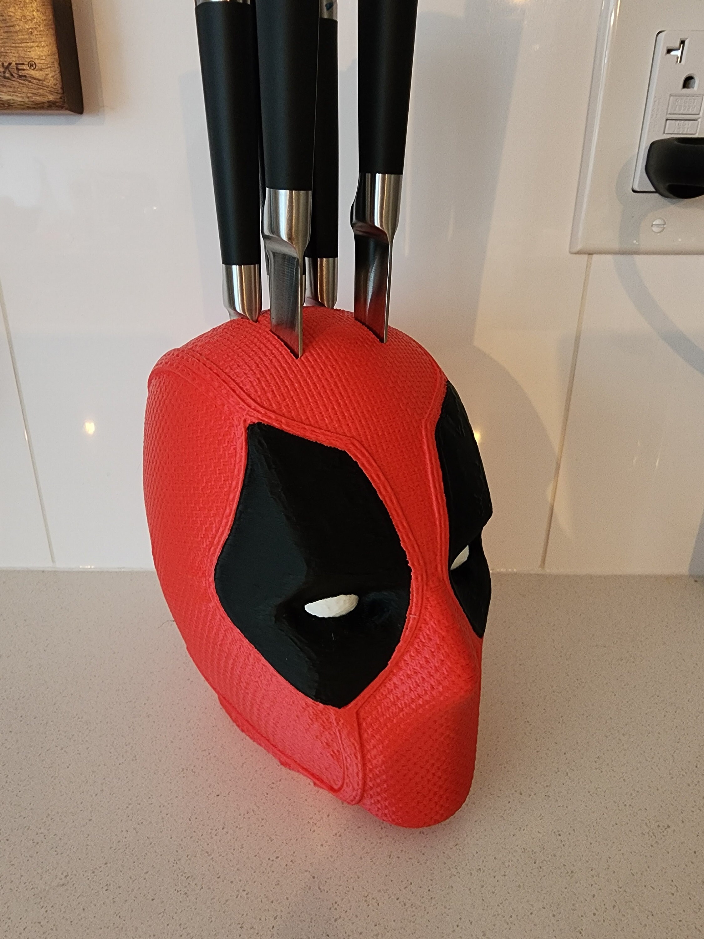 Deadpool Knife Block Etsy