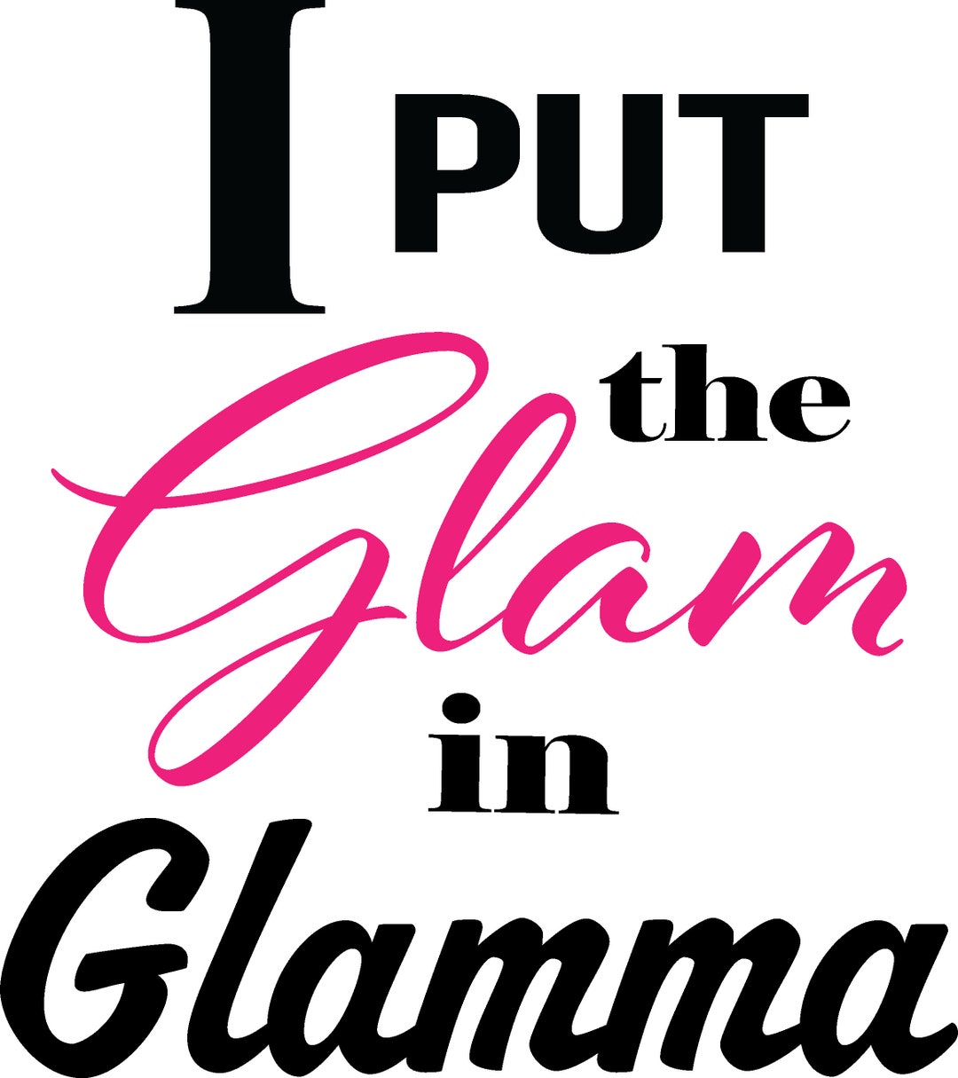 Glamma SVG Design - Etsy