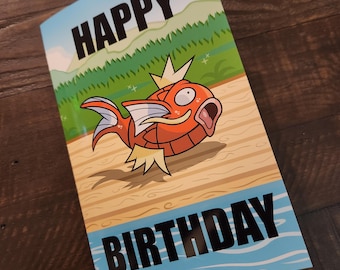 Magikarp Birthday Card