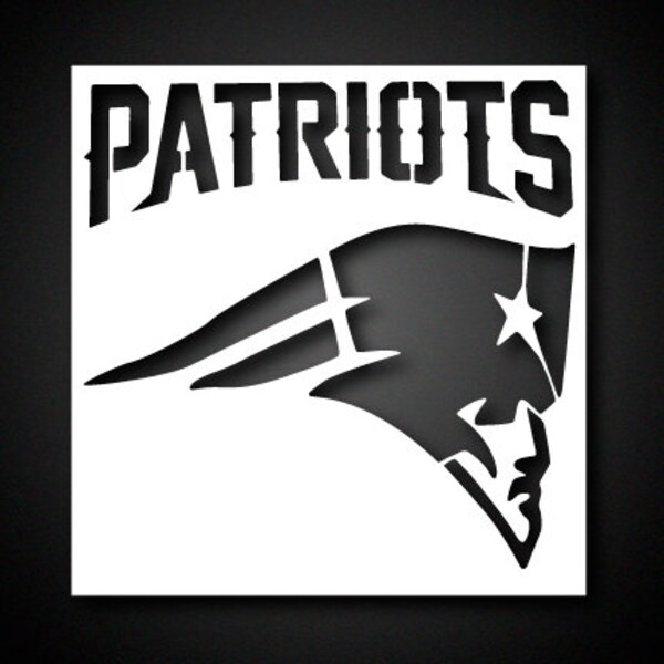 Patriots New England Custom Drawing Stencils Reusable Plastic