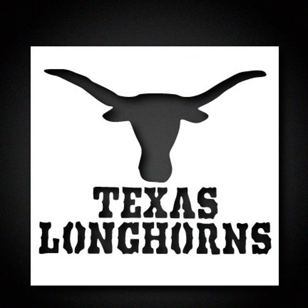 Custom Stencil Texas Longhorns Football Plastic sheet NEW
