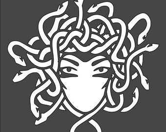 Medusa Stencil Wood Wall Glass Stencils Art