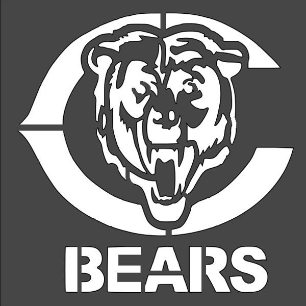 Stencil Sports - Chicago Bears Football