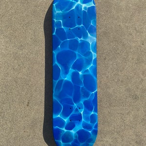 Skateboard Deck Hand-painted Wood Gift For Skate Boarders, Skateboard Wall Decor, Unique Skate boards Original Wall Display Art