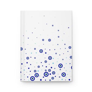 Evil Eyes Hardcover Journal, Artistic Evil Eye Notebook, Journal Gift for Writers, Notebook Gifts for Creatives, Spiritual Art Journal Gift