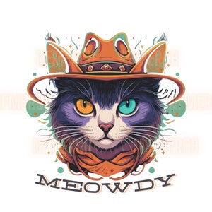 Cowboy cat sale meowdy
