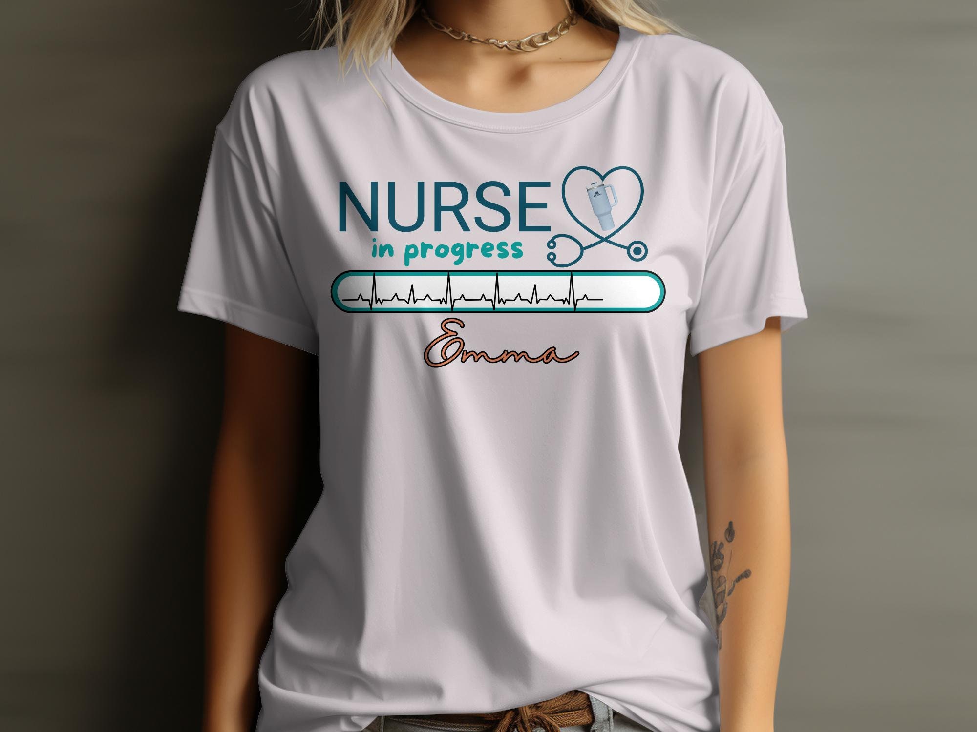 Custom future nurse t-shirt, custom name, nurse students