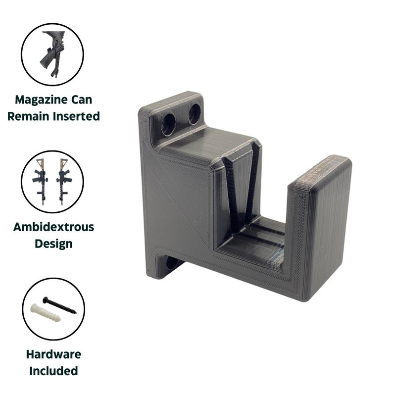 AR15 Mount Wall / Rifle Tactical Gun Holder Rack Storage Home Defense