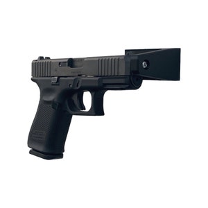 Pistol Barrel Mount - Wall / Gun Holder Rack Storage Organizer Pistol Revolver Safe Firearm Hanger Dock Display Handgun