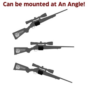 Ruger American Rifle Wall Mount Display Storage | Precision Bolt Action Predator Ranch Hunter Compact | 308 6.5 6mm .243 image 3