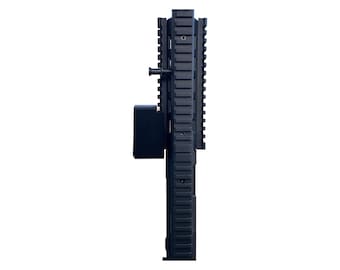 Rifle Picatinny Mount - Wall / Gun Holder Rack Storage Home Defense Organize Rifle Safe Firearm Workbench Hanger Bullet Display AR-15