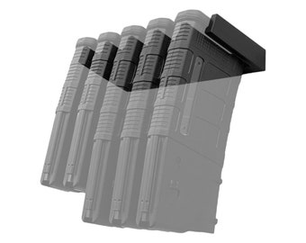 AR-10 Magazine Rack - Wall /  308/762 Rack Storage Home Organizer Safe Firearm Display Hanger Hook Bullet Storage Magazine Durable Heavy