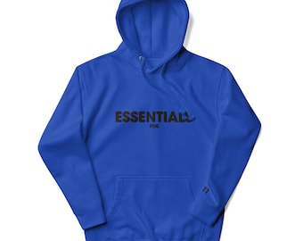 Essentials Streetwear Hoodie – Minimalist Cotton Blend, 3-Panel Hood
