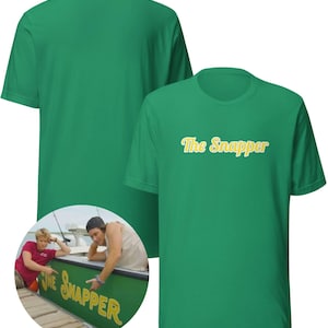 The Snapper Boat T-Shirt Outer Banks OBX Tee | JJ and John B Graphic Shirt | Pogues Coastal Vibes | OBX Fan Gift
