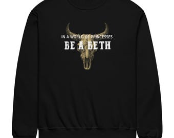 Beth Dutton Cow Skull Sweatshirt, Wild West Graphic Tee