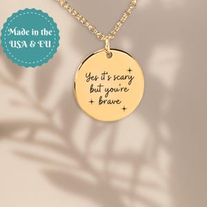 Ja, es ist beängstigend Hockey Rivalität Halskette, erhitzt Fans Sport Romantik Geschenk, mutiger Anhänger