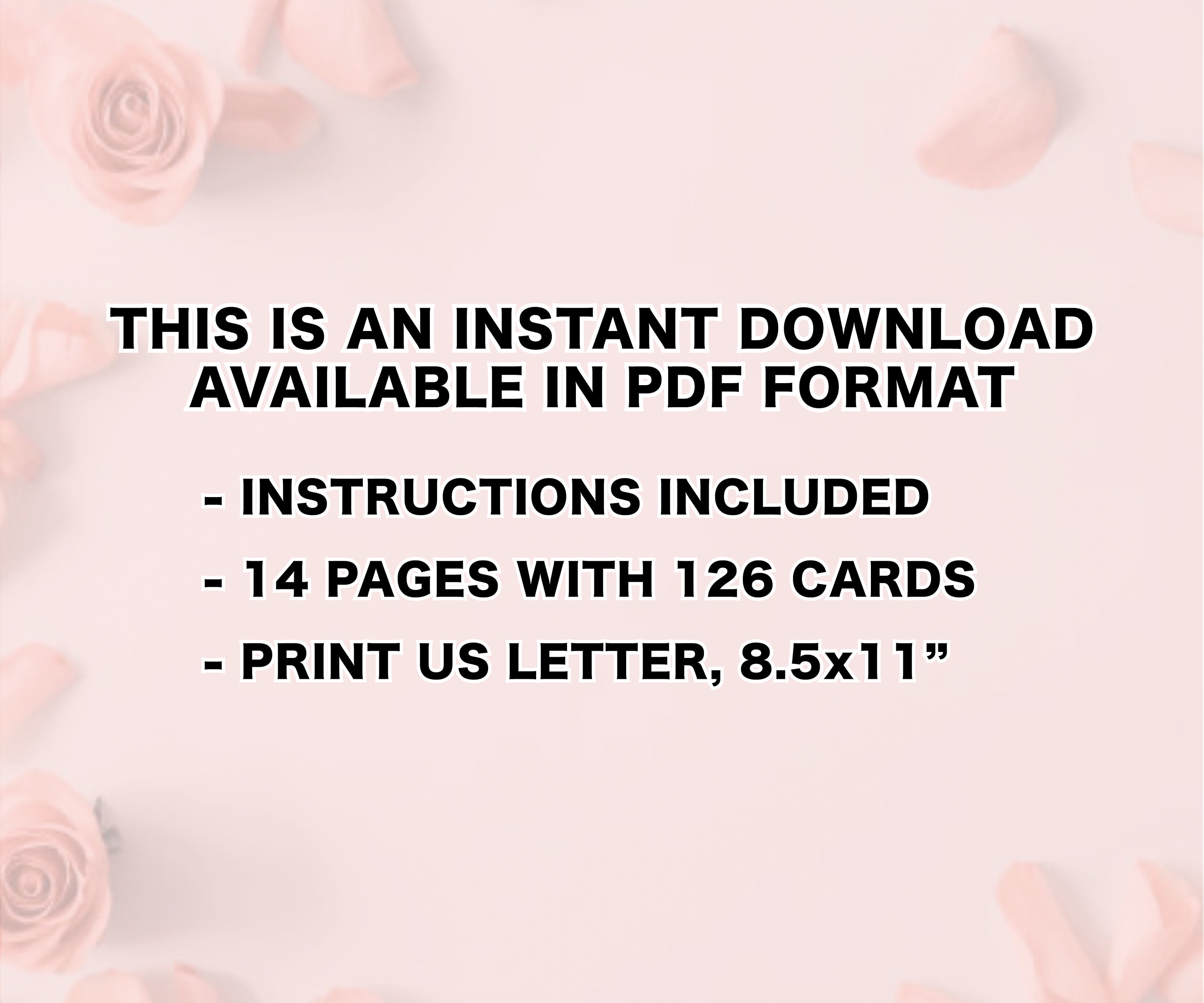 Wedding Shower Taboo Card Game - Printable Shower Fun for Family ...