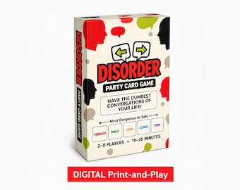 Disorder: A Party Card Game - Digital Print-And-Play Edition